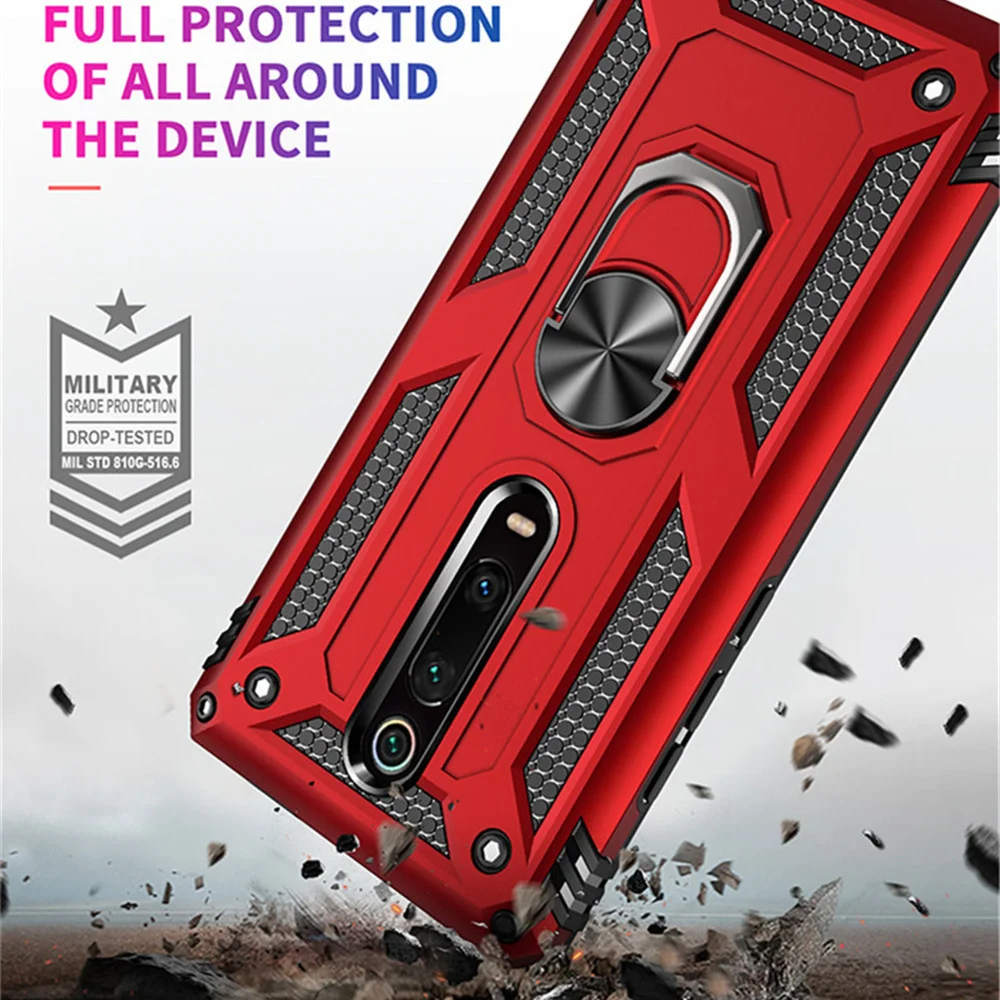 

For Mi 9T Pro Case For Xiaomi K20 Pro K30 Mi9T Mi9 Mi 9T CC 9E SE CC9 Pro A3 Lite Ring Cover for Redmi Note 7 8 8T 10 7A 8A capa