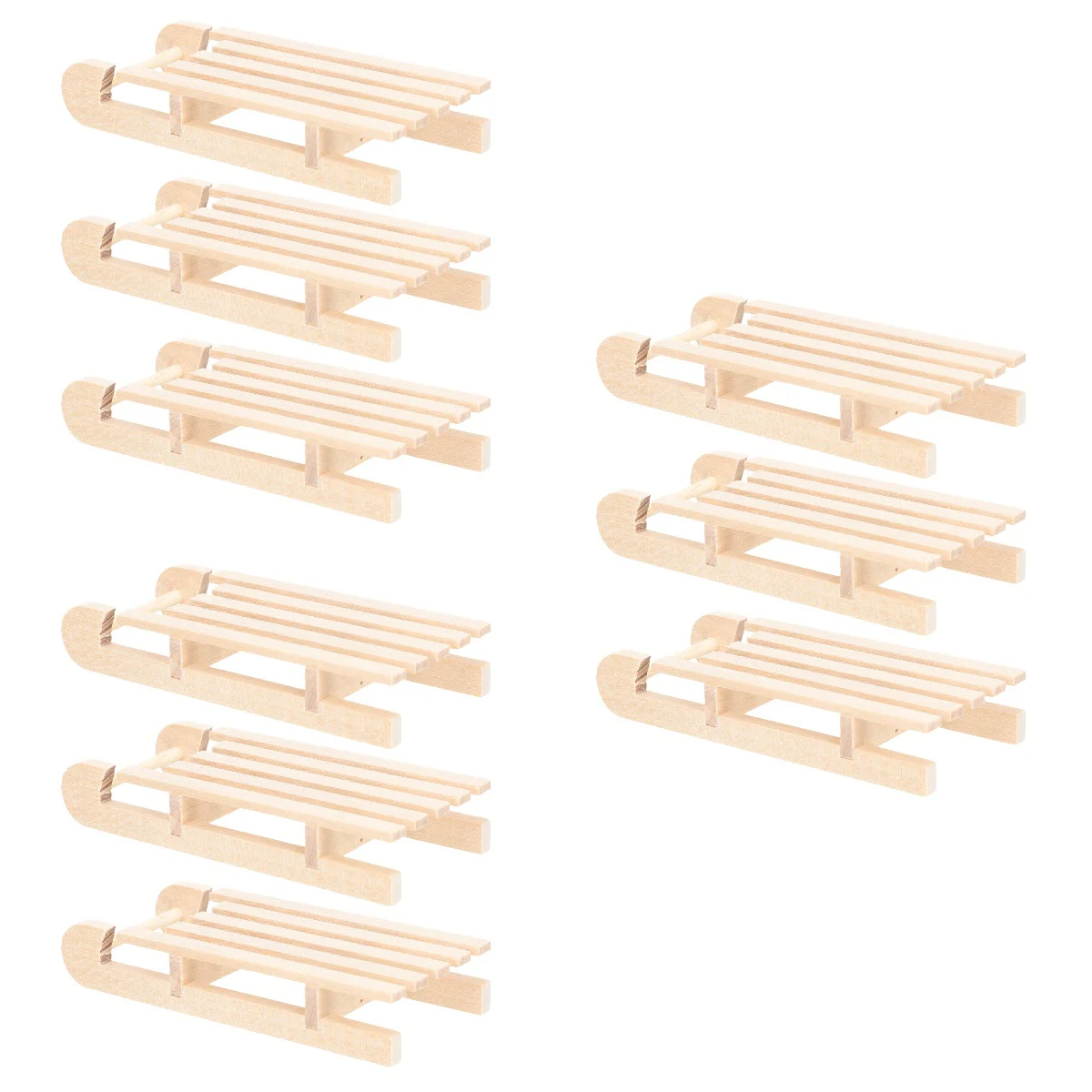 

Sleigh Wood Christmas Model Miniature Hanging Wooden Adornments Mini Sled Ornaments Tree Wall Tabletop Diy Sleighs Novelaquarium