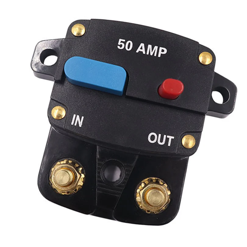 "50A/60A/80A/150A Fuse Holder Inverter Circuit Breaker Car Audio Solar