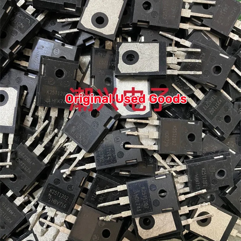 

10pcs/lot (not new) IKW25N120T2 K25T120 K25T1202 H25R120 H25R1202 TO-247 IGBT Original Used Goods