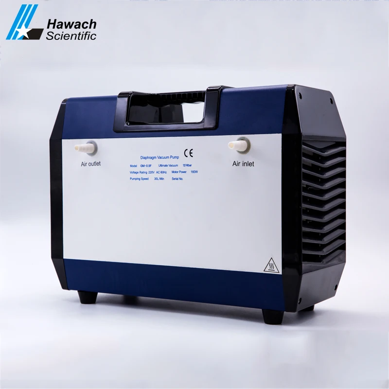 

15mbar New anti-corrosive PTFE NBR Diaphragm Vacuum Pump for Rotary evaporator