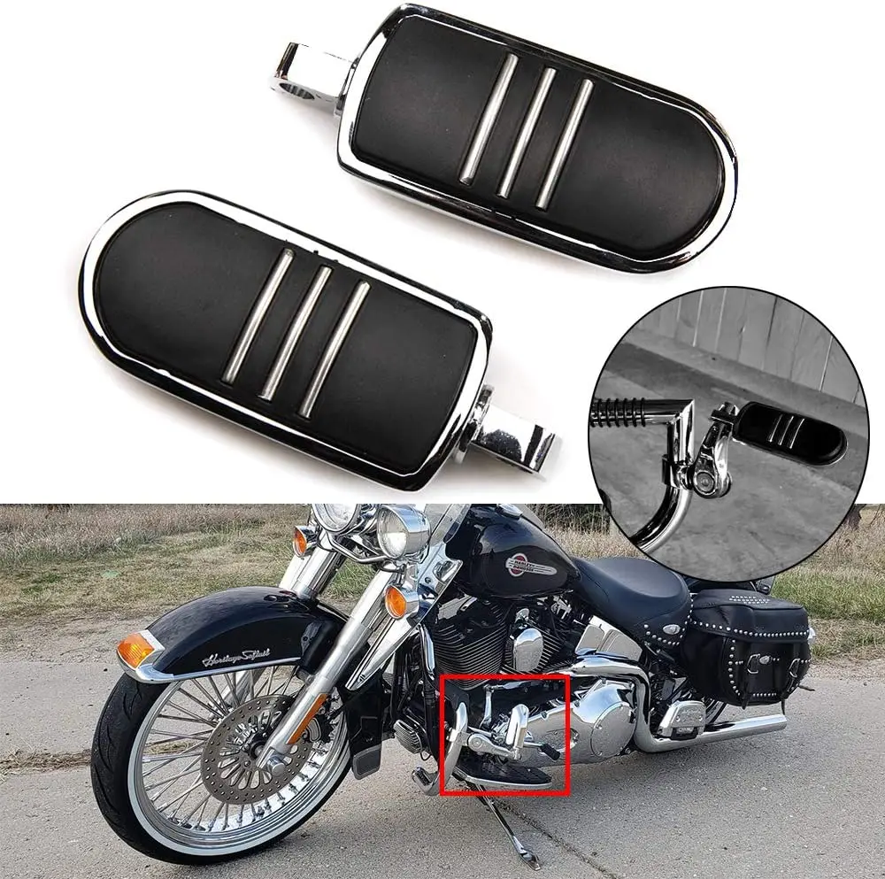 

LAICY Motorcycle Highway Pegs Foot Rests Engine Guard Pedal for Harley Davidson Road Glide Electra Glide Road King Street Glide