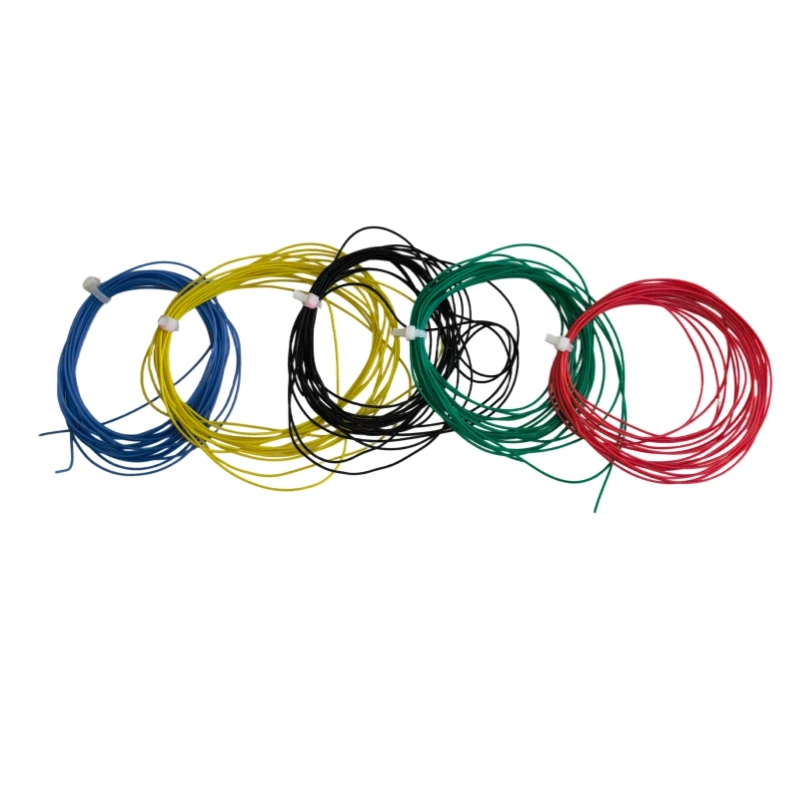Фото Силиконовый провод 1М/5М, 28, 26, 24, 22, 20, 18 AWG, ультрамягкий, высокотемпературный, гибкий, медный №4