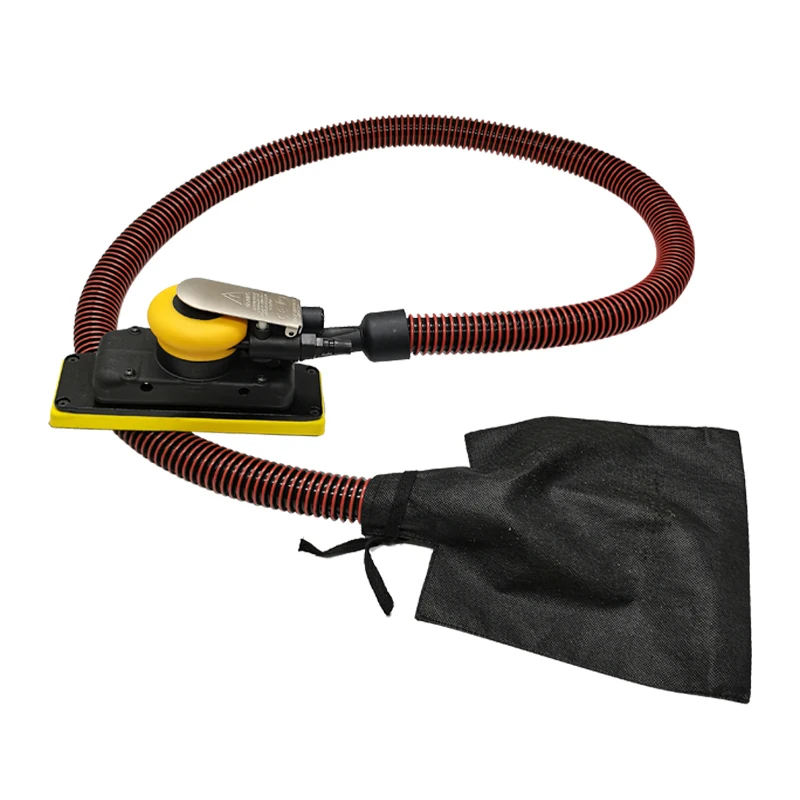 Professional 70*198mm Square Air Orbital Sander Central Vacu