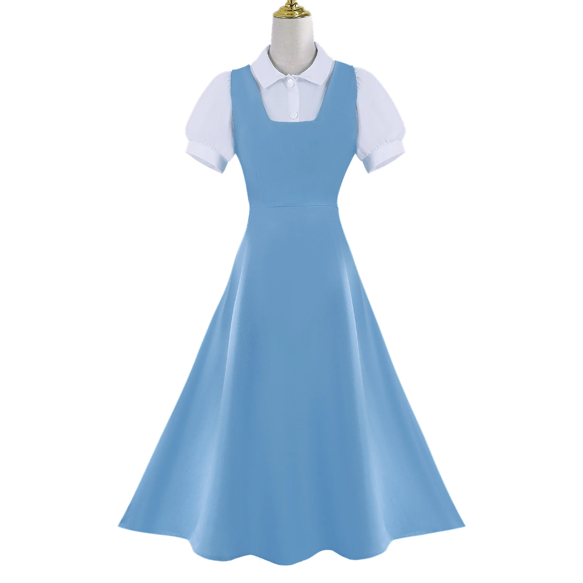 Anime Ranma 1/2 Akane Tendo Cosplay Costume Blue Lovely Dress Carnival Role Play Uniform Suit Halloween Party Outfit Adult Women