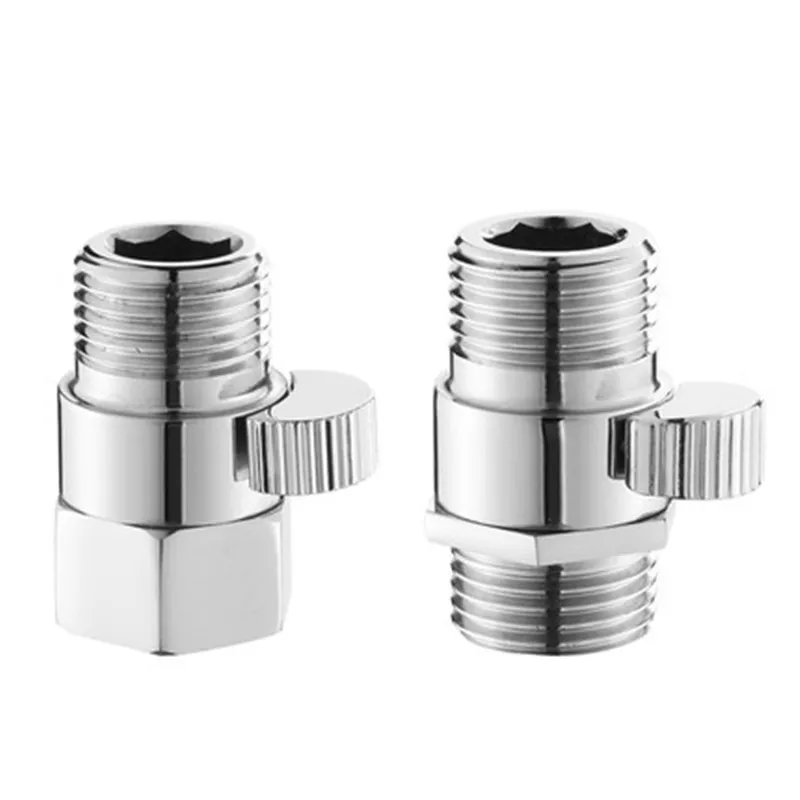 Полностью латунный запорный клапан G1/2 &quotдля душевой лейки с быстрой