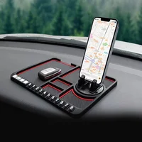 20Pcs/lot Non-Slip Phone Pad for 4-in-1 Car Parking Number Card Anti-Slip Mat Auto Phone Holder Sticky Anti Slide Dash Phone