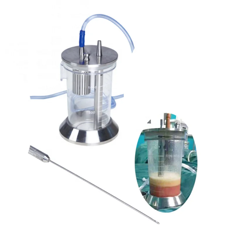 

Negative Pressure Suction Collection Device Autoclave Fat Filter System with Cannula for Liposuction Equipment