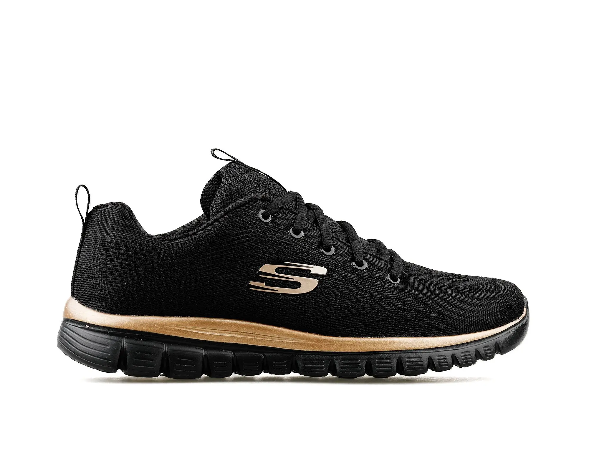 Fashion Lace-up Casual Shoes Women Flats Soft Sole Black Women Shoes