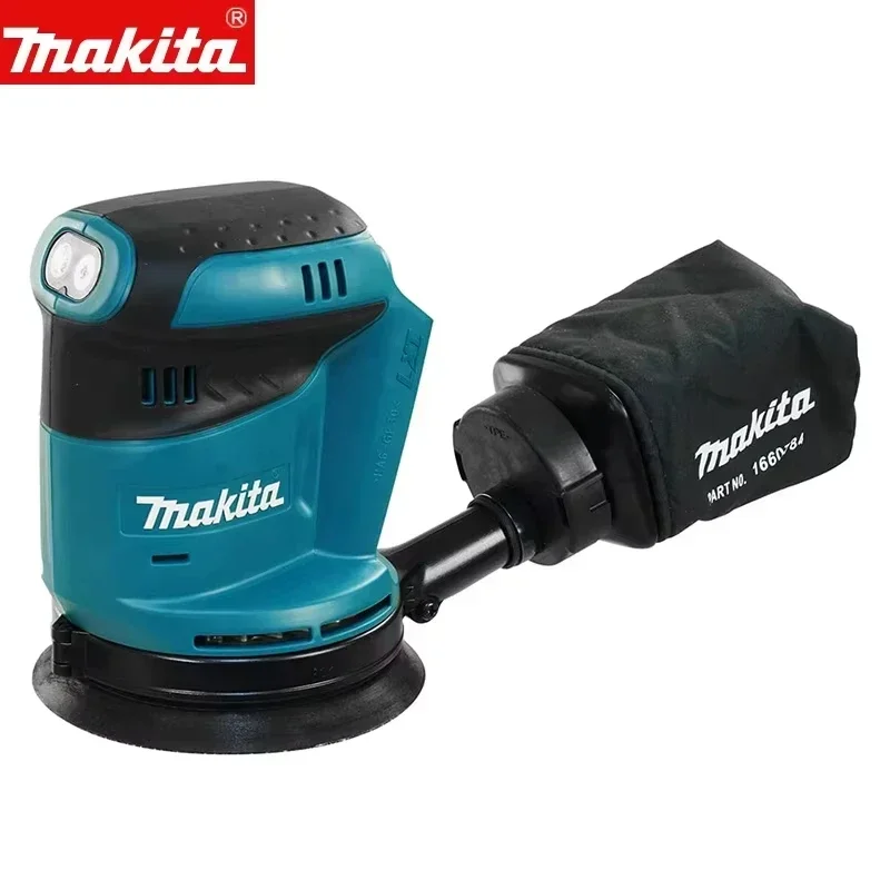 

2025 Makita DBO180Z 18 В бесщеточный аккумуляторный диск случайный орбитальный шлифовальный станок деревообрабатывающий шлифовальный шпатлевка полировка голый инструмент