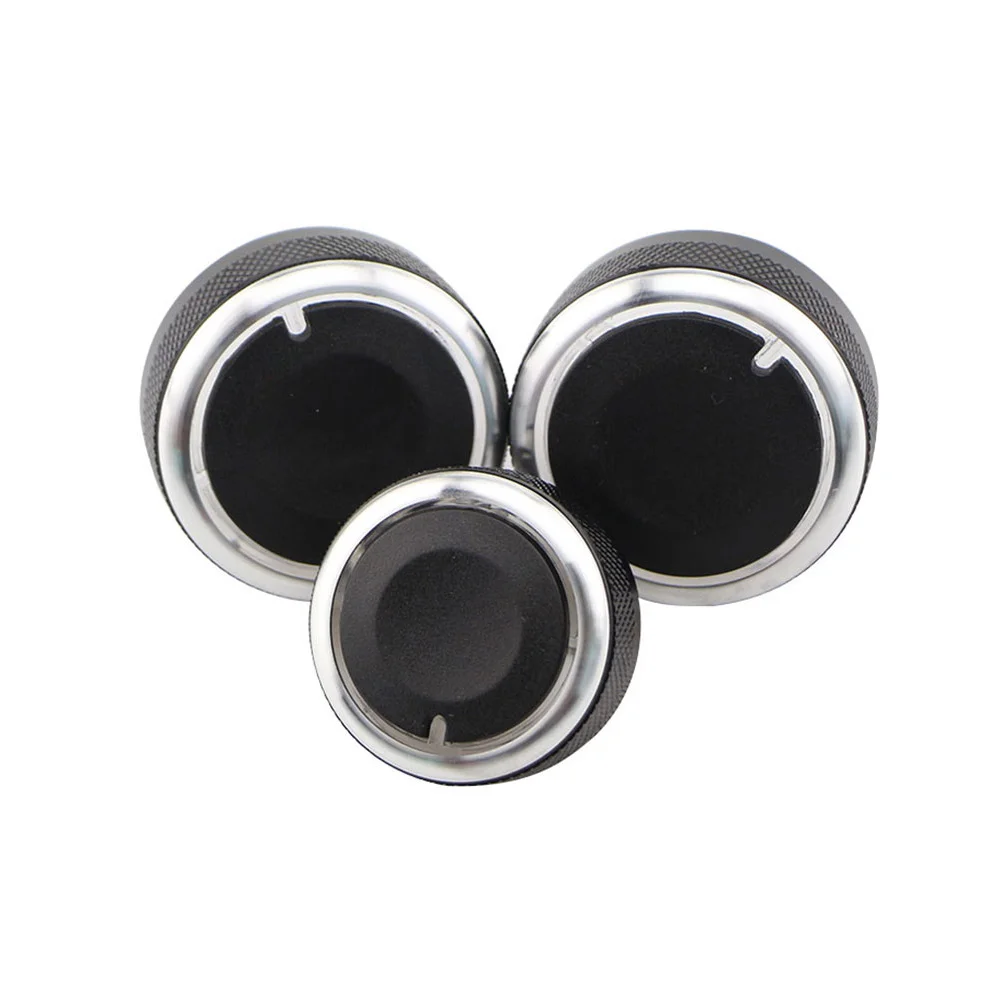 Для Nissan TIIDA NV200 LIVINA 04-10 Geniss Sylphy 2012 3 шт. Кнопка кондиционера из алюминиевого сплава для автомобиля аксессуары