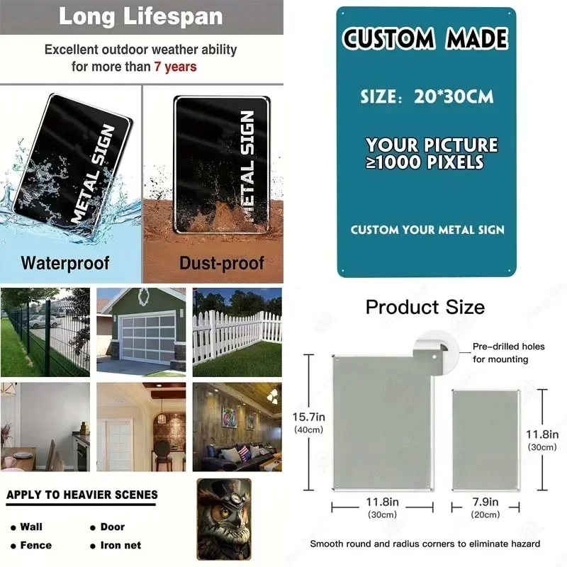 Металлический знак для украшения стен декор комнаты эстетика модель FJ62