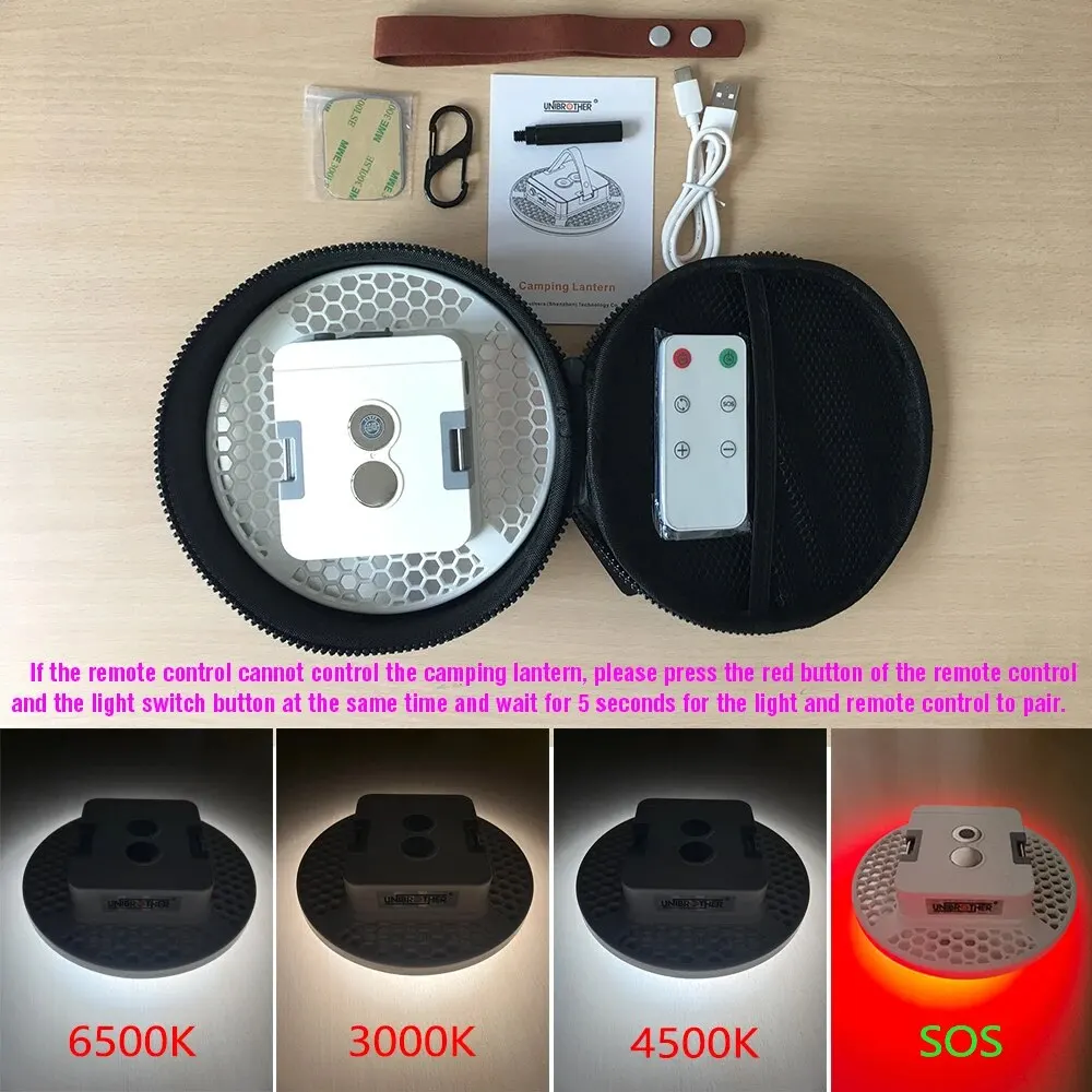 

Портативный светодиодный фонарь Unibrother 13500 мАч