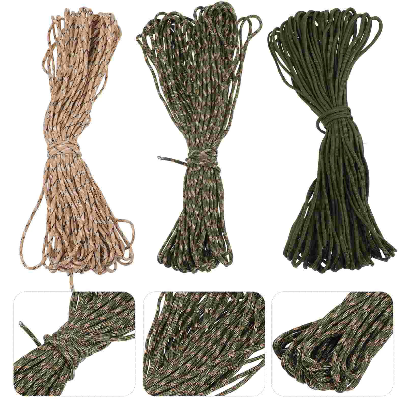 

Rope Tent Cord Safety Accessories Sturdy Resistant Wear Professional Nylon Diy Umbrella Portable Convenient Function Multi