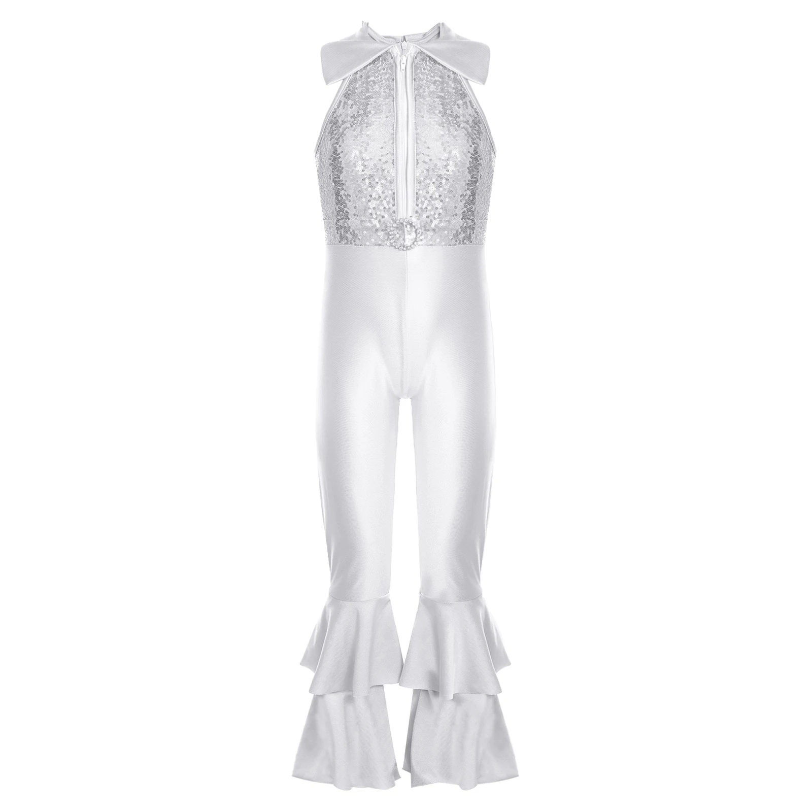 Детский комбинезон с длинными рукавами для девочек боди балета джазовых танцев