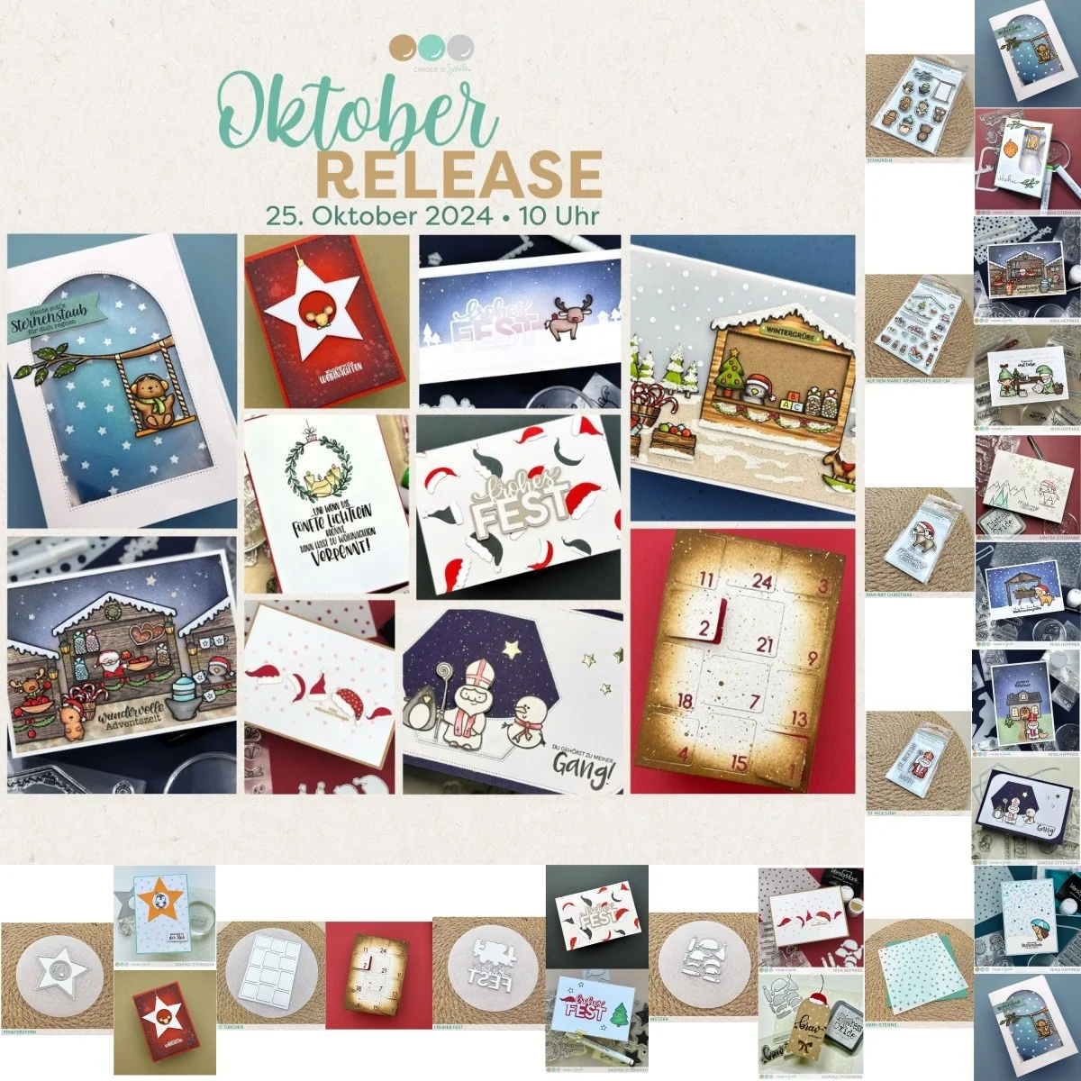 Новинка 2024 рождественские шапки звезды рок-феста металлические трафареты