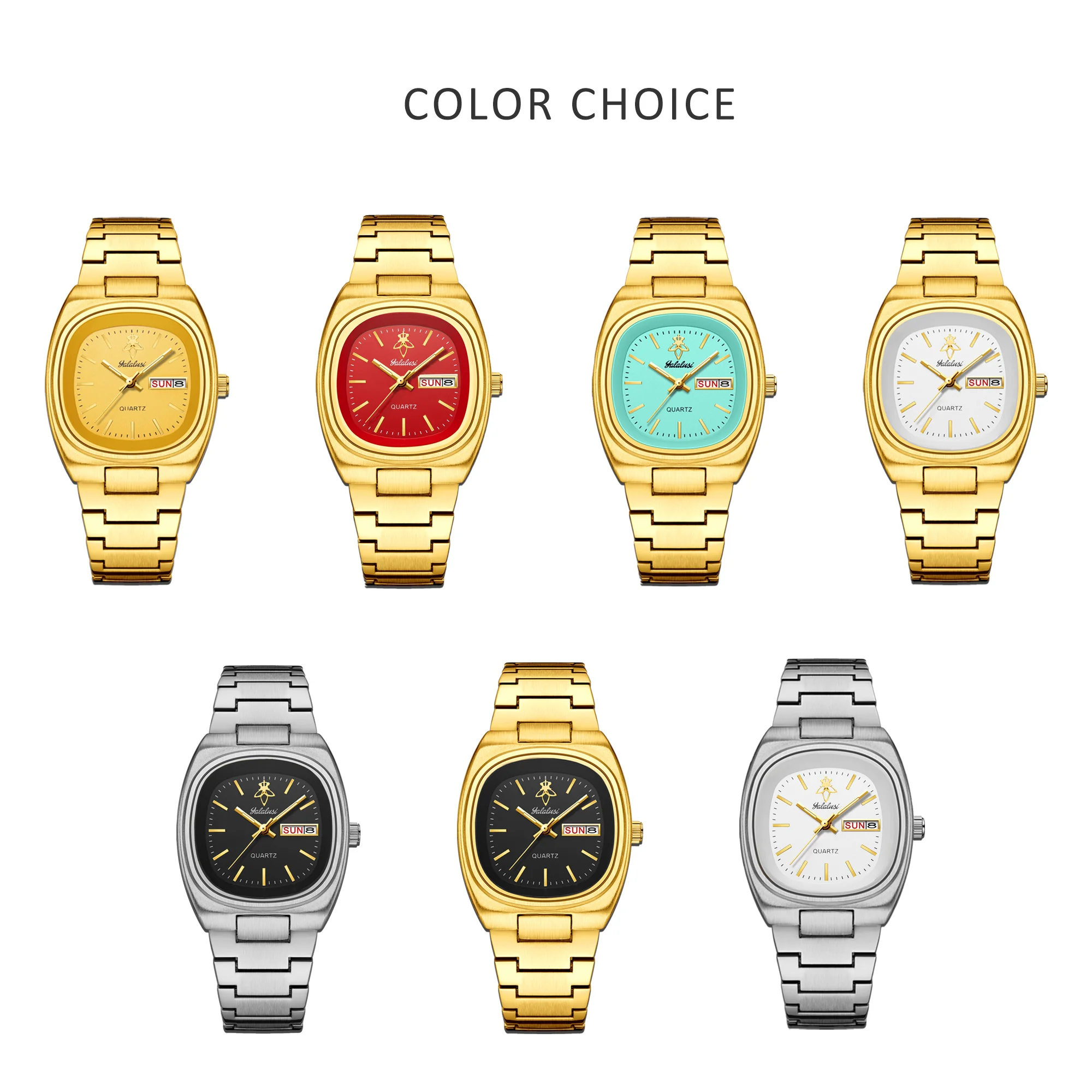 Аутентичные женские кварцевые часы YaLaLuSi популярный бренд функция двойного