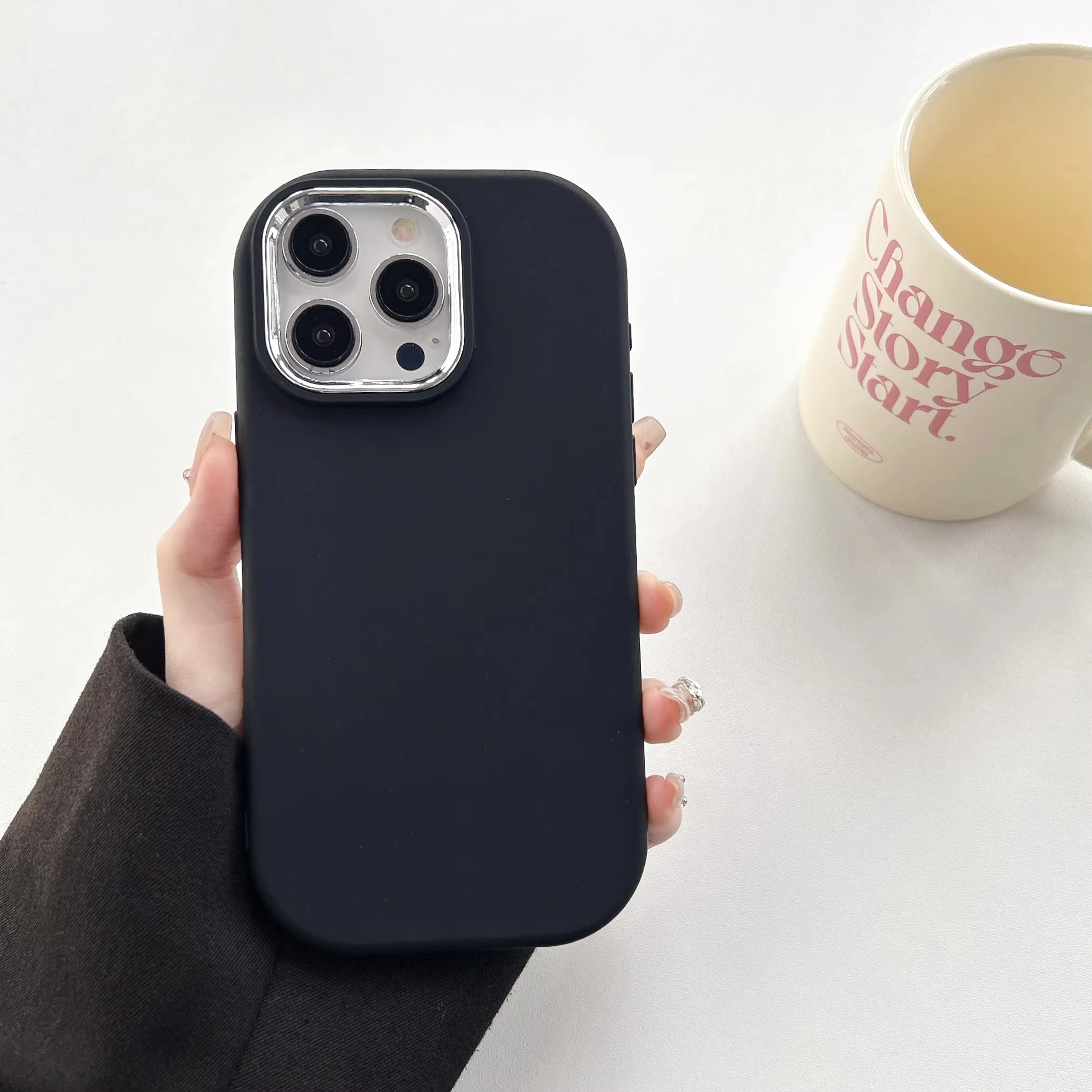 Модный мягкий силиконовый чехол для телефона Candy iPhone 11 12 13 14 15 16 Pro Max X Xs XR