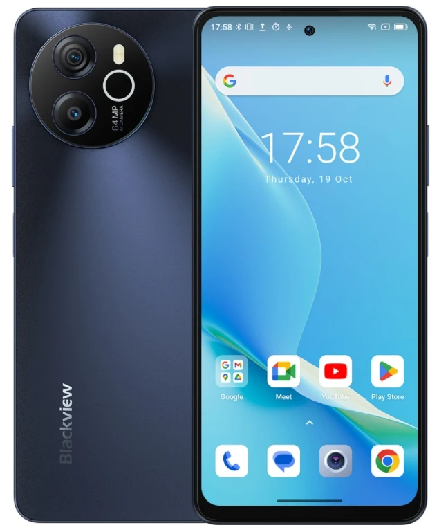 Смартфон Blackview Shark 8 процессор Mt6789 120 Гц 5 5-дюймовый дисплей 6 78 K 4G ГБ ОЗУ 2 4/128 Гб ПЗУ