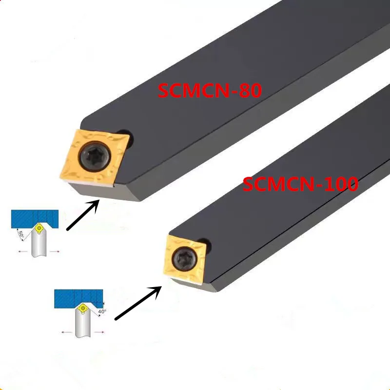 

SCMCN1212H06-100 SCMCN1212H06-80 SCMCN1212H09-100 SCMCN1212H09-80 40 градусов/50 градусов Внешние токарные инструменты