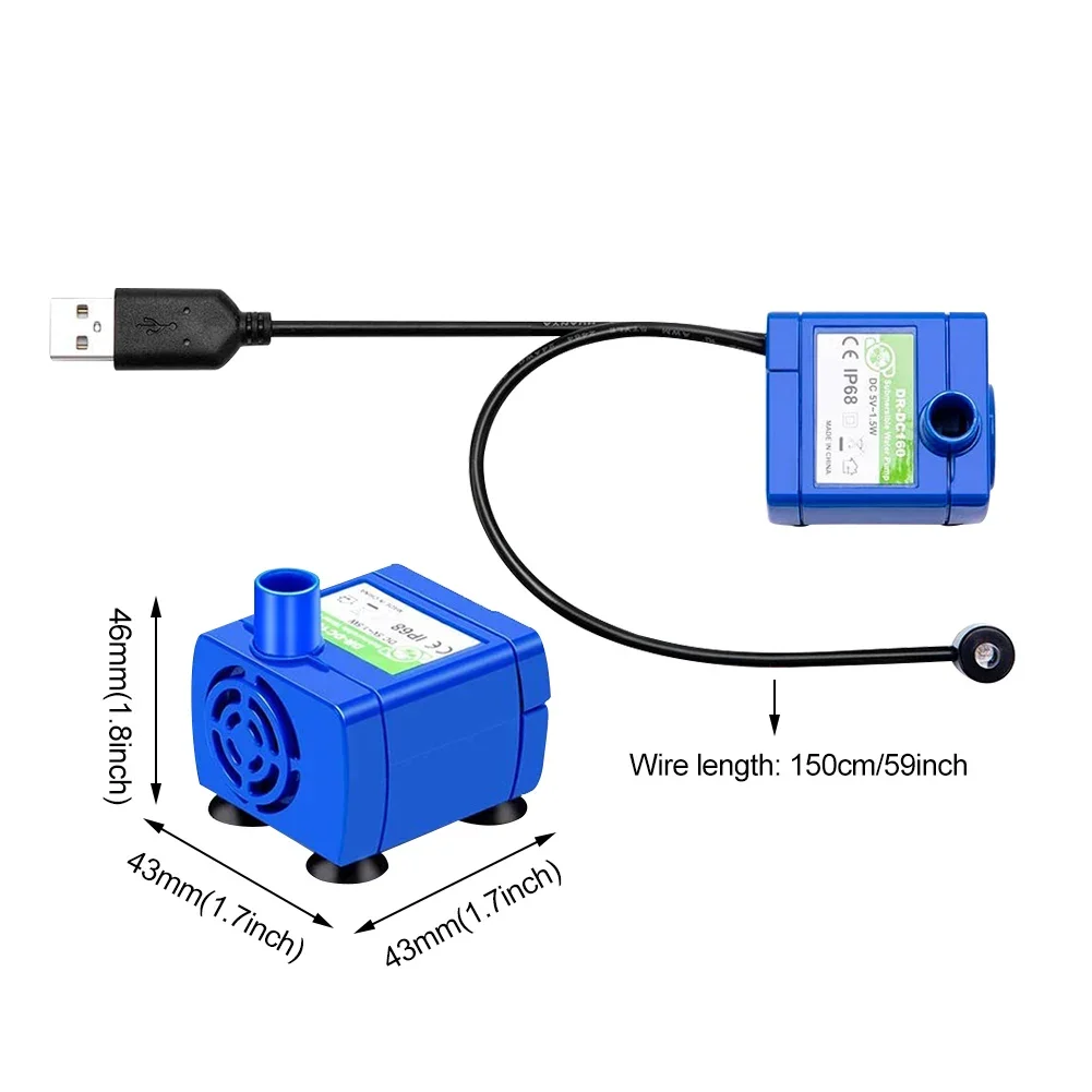 Водяной насос светодиодный светильник автоматическое отключение двигатель для