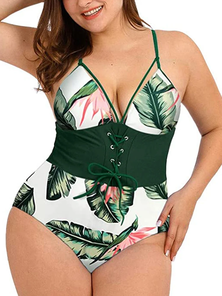 

Женский слитный купальник, Раздельный купальник с пуш-ап размера 3XL