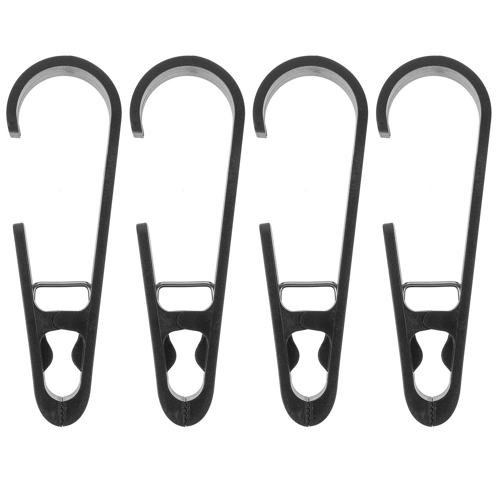 

4 Pcs Hanger Clips Utility Hangers Pants Rack Outdoor Drying Clamp Abs Quilt Fixing Plastic Clothes Clamps