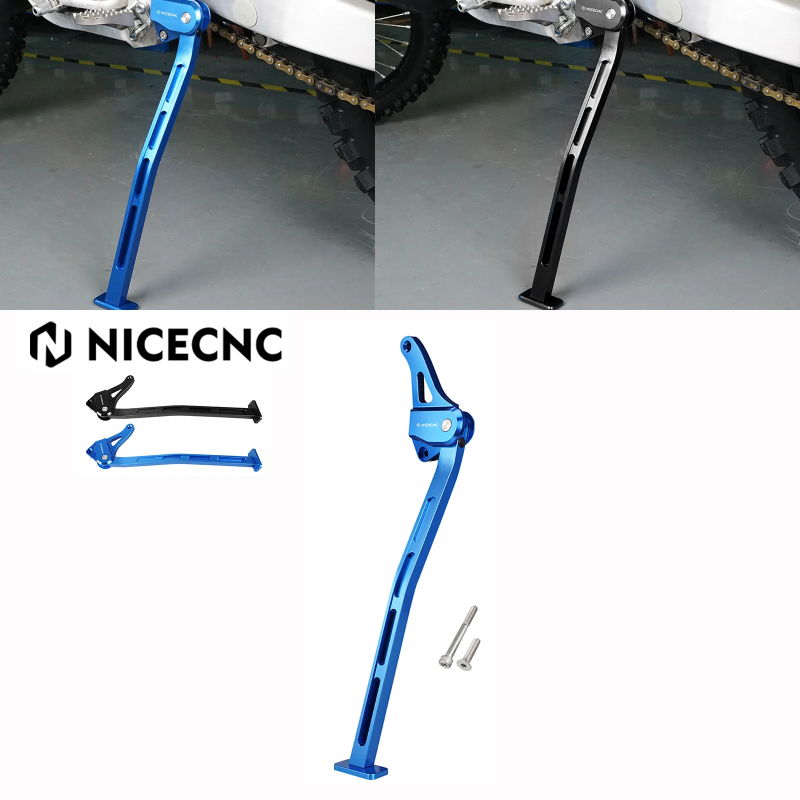 Боковая подставка NICECNC для YAMAHA YZ250 2005-2021 YZ125 05-22 YZ 250 125 мотоциклетные алюминиевые