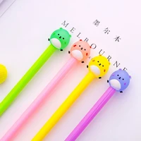 1 pcs cartoon cute candy color gel pen ball pen 0 5mm black student stationery