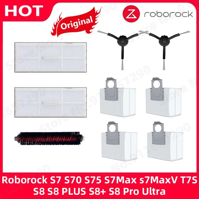 Оригинальный фильтр Roborock S70 S75 S7Max s7MaxV T7S Plus S8 PLUS + Pro Сверхтонкая боковая