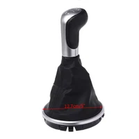 5 speed car gear shift knob gaitor boot for skoda fabia 2 mk2 2007 2012 roomster