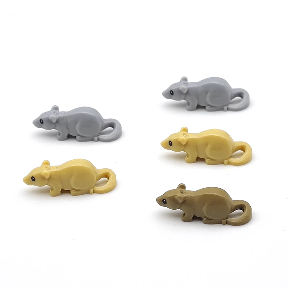 5 шт. Детский конструктор мышь животных