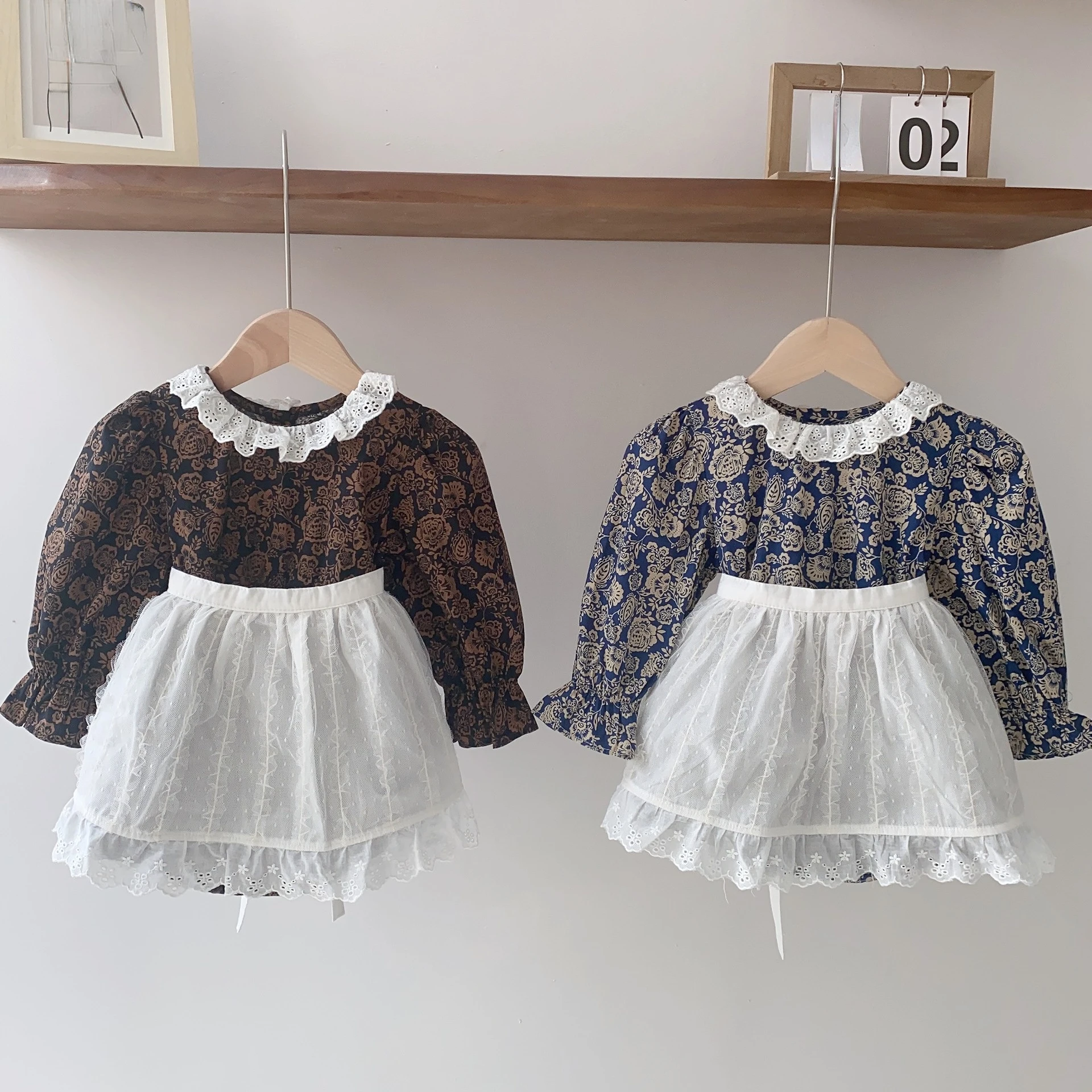 

Newborn Baby Toddler Rompers Dress for Girl Spring Summer Floral Jumpsuit Kids Long Sleeve Bodysuit Children Clothing