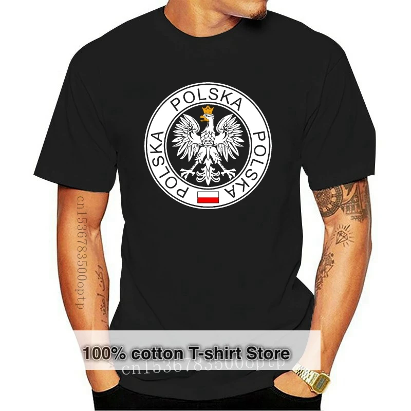 

Polska Eagle Polska Meska Koszulka Patriotyczna Polski Patriotic Polish Fashionable 2019 Summer Casual Letter Printed T Shirt