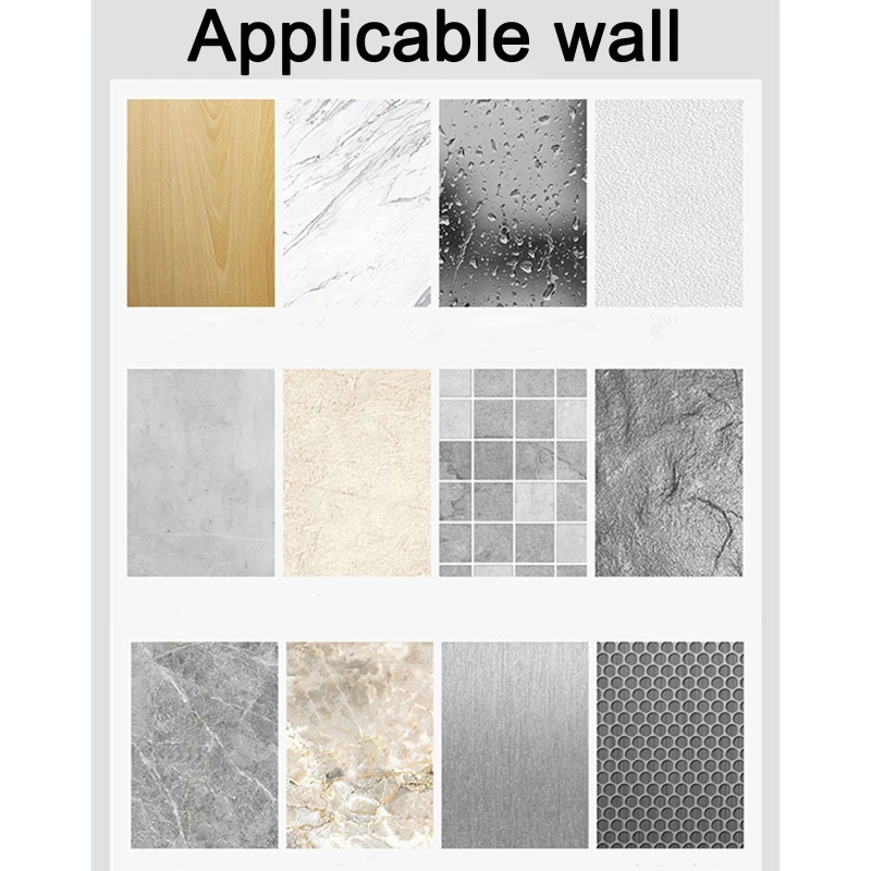 

Broom & Mop Grippers Multi-Use Gripper Strong Load Bearing Damage-Free Wall Mounted Broom Storage Rack for Bathroom