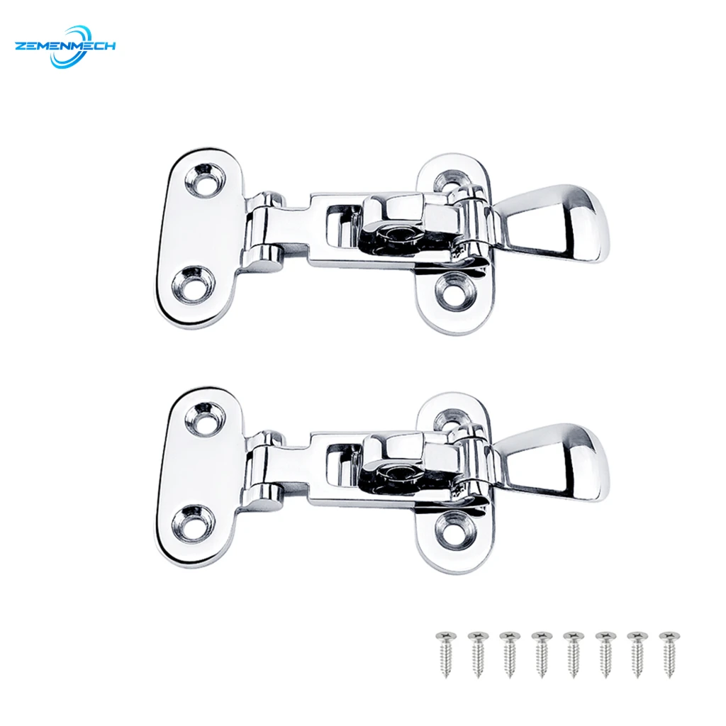 

2PCS Boat Deck Locker Anti-Rattle Latch Marine Grade Fastener Clamp Marine Hardware Boat Ship Yacht Accessories Stainless Steel
