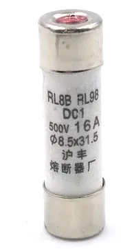 Предохранители: RL8B RL98 RO14 16A 500V D01 8,5 мм * 31,5 мм/RL8B RL98 RL8B-16 RL98-16 1A 2A 3A 4A 5A 6A 10A 1-16A 500V D01 8,5*31,5 мм