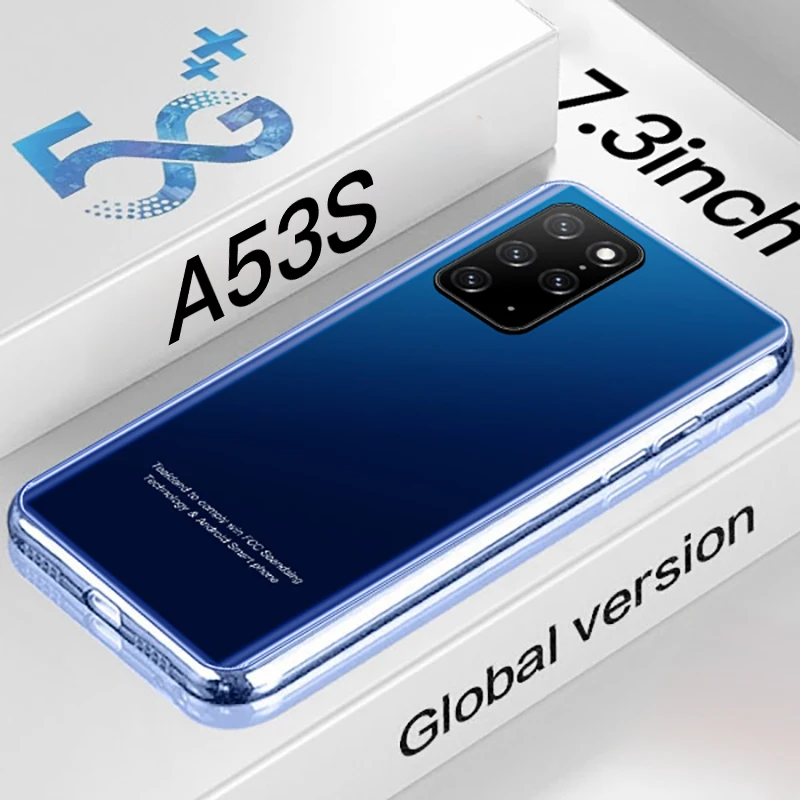 2022 Original A53 S Global Version 7.3 inch Smartphone 16+512GB Cell phone 48MP Mobile Phones 5G Network Unlocked celular