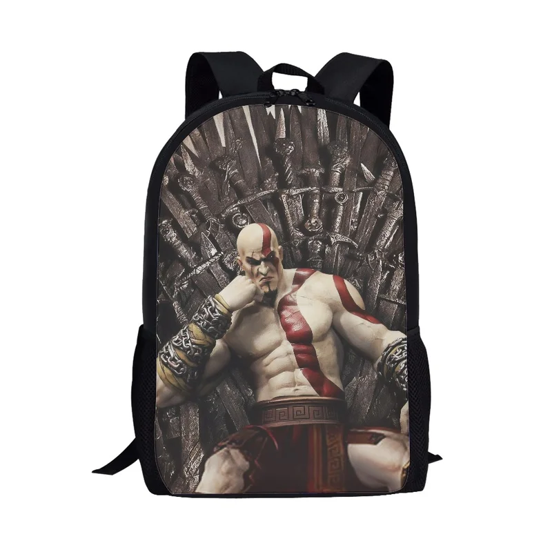 

Детский Школьный рюкзак с принтом «Бог войны»