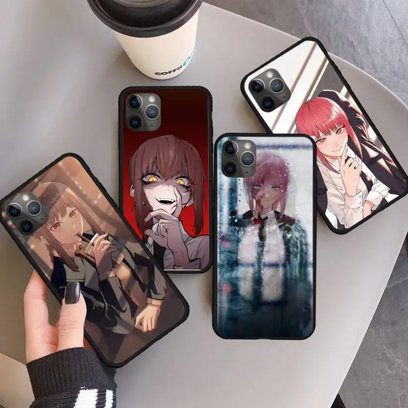 

Makima Chainsaw Man Manga Phone Case For iphone 12 11 13 7 8 6 s plus x xs xr pro max mini