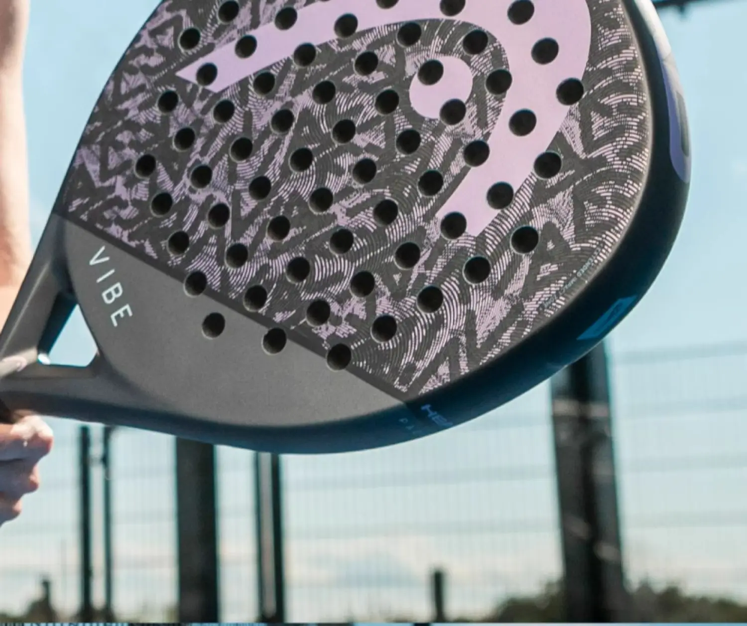 HEAD из стекловолокна VIBE Bullpadel Padel Caged Paddle Ракетка Теннисная ракетка 350 г Innegra Power Foam