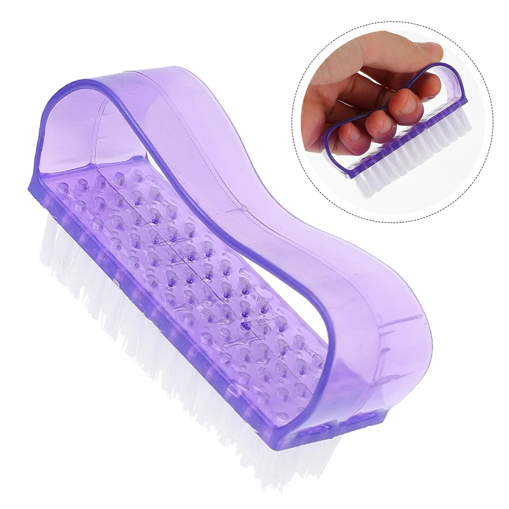 

Brush Nail Fingernail Cleaning Brushes Scrubber Hand Handle Cleaner Men Scrub Manicure Fingernails Stiff Soft Kids Finger Women