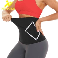 ningmi sauna band waist trainer for women weight loss girdle waist cincher trimmer slimming corset sweat belly belt body shaper