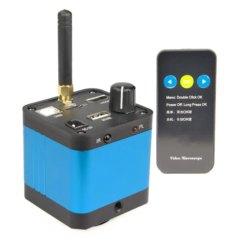 

14MP HDMI WIFI Industry Microscope Camera Full 1080P Digital Electronic Eyepiece Zoom C-mount Lens for IOS Android PC