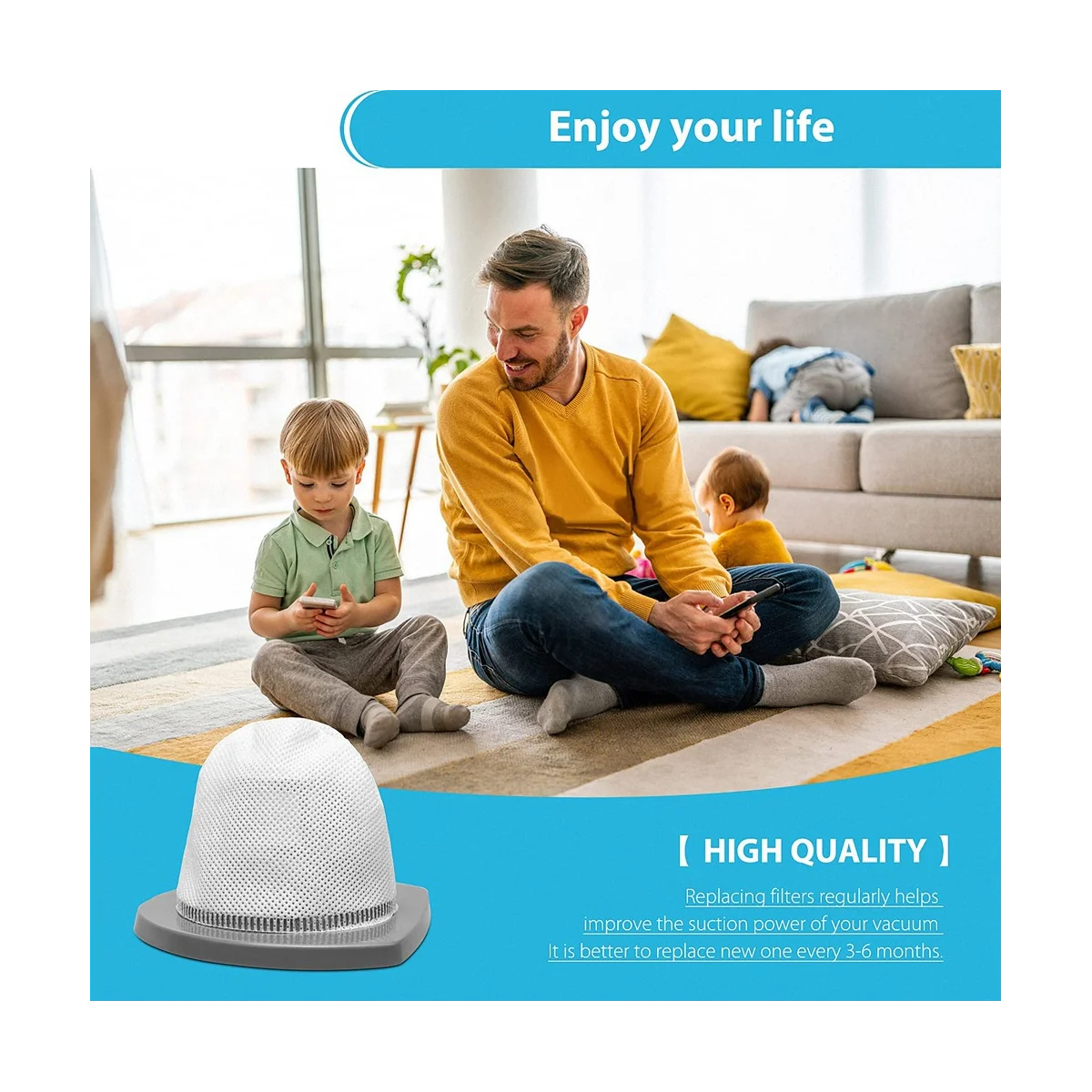 Фильтр 2033 для 20331 20333 20336 20339 2033M Featherweight Stick часть без мешка 1611508