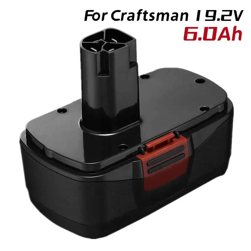 

Upgraded 19.2 Volt 6000mAh Ni-MH Replacement Battery Compatible with Craftsman C3 DieHard 130279005 130279003 130279017 315