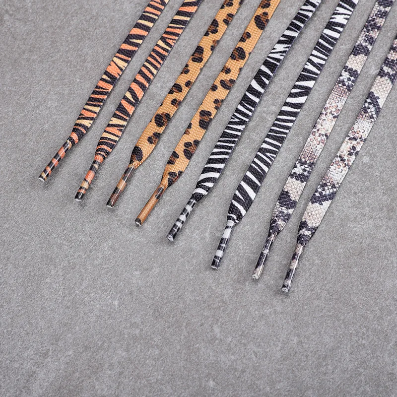 Классические шнурки с паттеновым принтом и животными креативные кроссовки