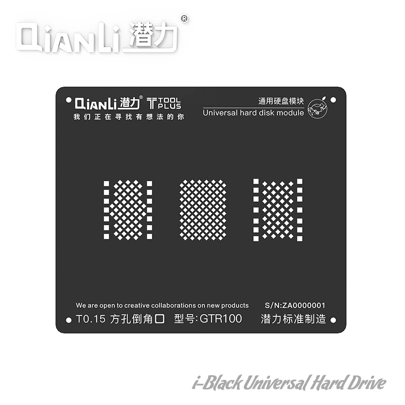 

Трафарет QIANLI для жестяных шариков, t0, 15 мм, для Apple 6, 7, 8