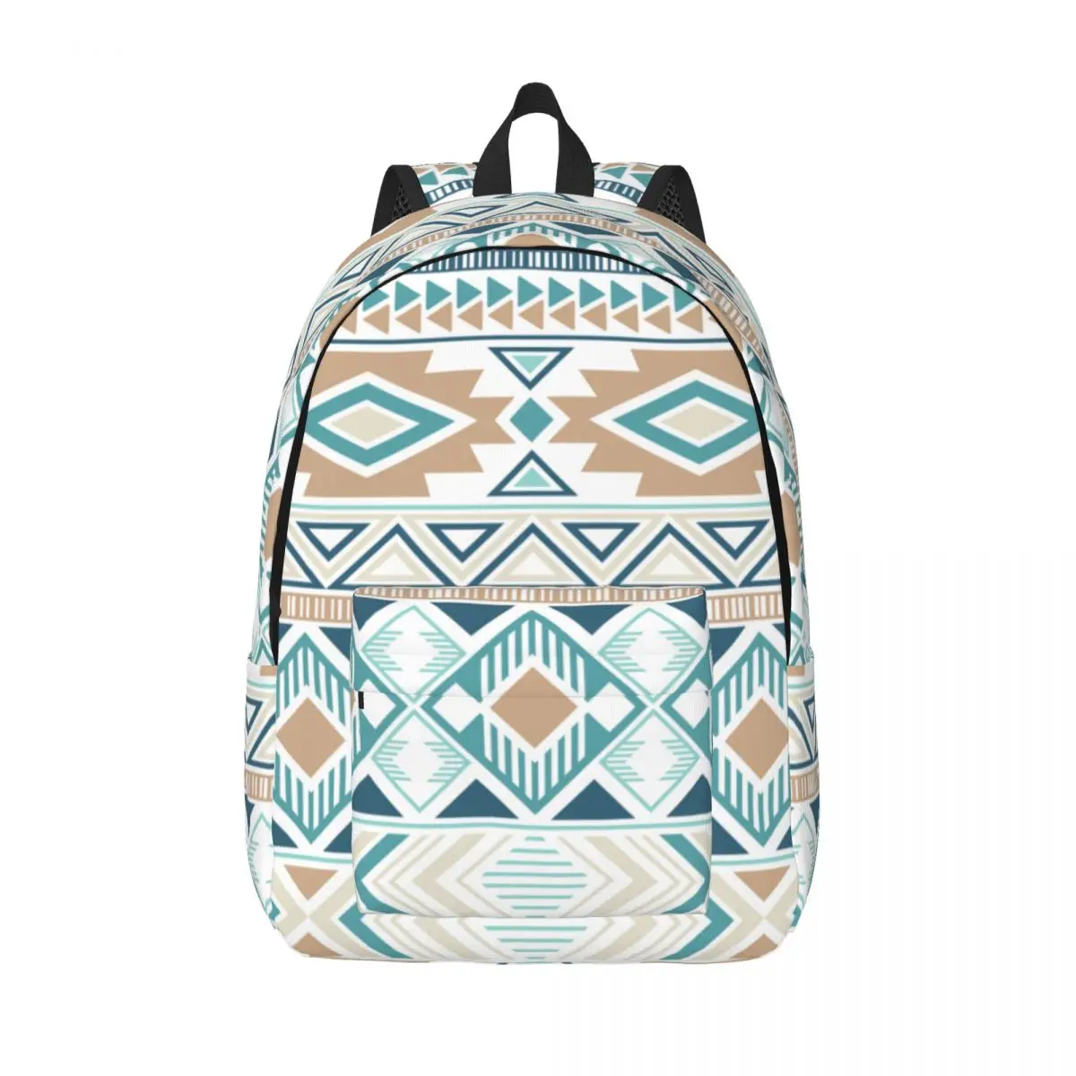 

Men Women Backpack Large Capacity School Backpack for Student Aztec Tribal Ethnic Geometric Print School Bag