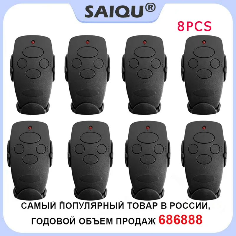

Remote Control Opener for Garage Door Gate 8PCS Remote Control Transmitter DOORHAN TRANSMITTER4 4 Button Barrier Control